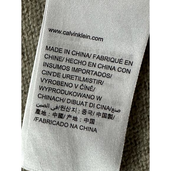 Calvin Klein jeans Women's 100% Cashmere Open Front Pale Gray Sweater Sz s - Picture 16 of 16